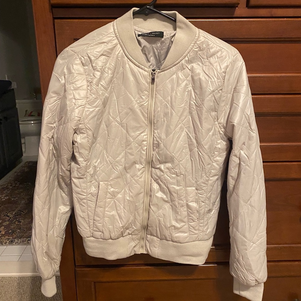 Bomber jacket fits like a small